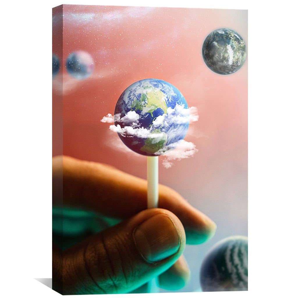 Lisslune | Candy Planets Canvas