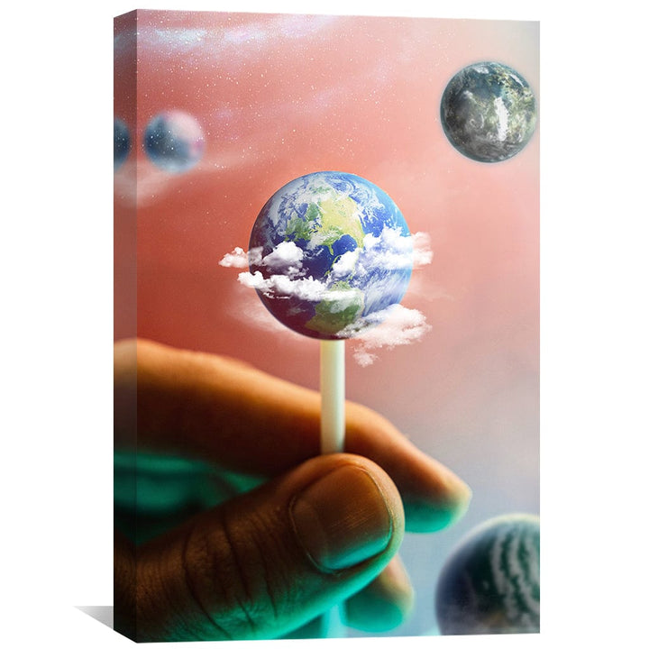 Lisslune | Candy Planets Canvas