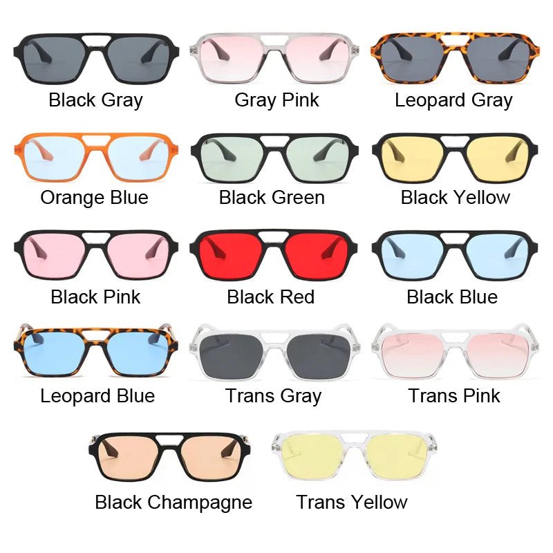 Lisslune | CANDYVIEW SUNGLASSES – Retro Square Sunglasses with UV Protection for Women