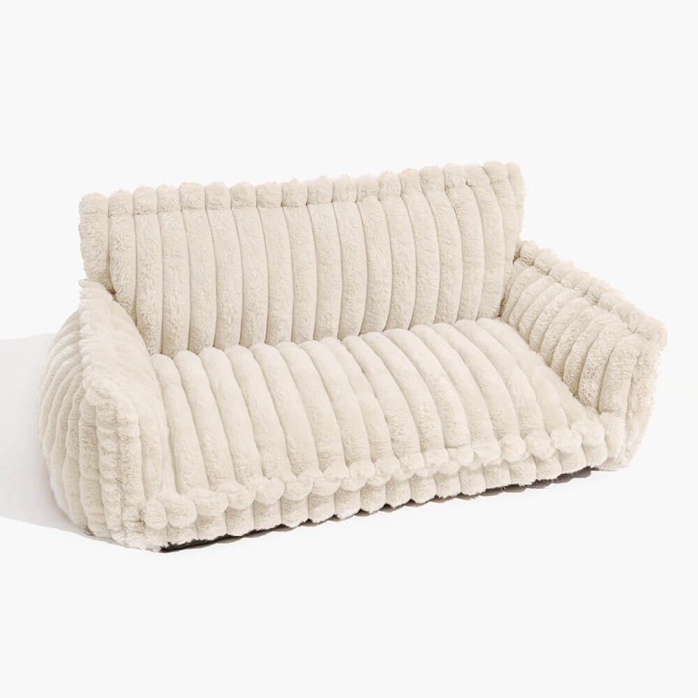 Lisslune | CANILUX – Orthopedic Dog Bed with Raised Headrest & Soft Cushion