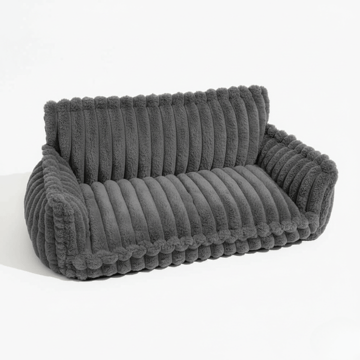 Lisslune | CANILUX – Orthopedic Dog Bed with Raised Headrest & Soft Cushion
