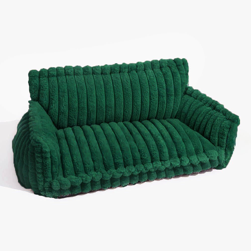 Lisslune | CANILUX – Orthopedic Dog Bed with Raised Headrest & Soft Cushion