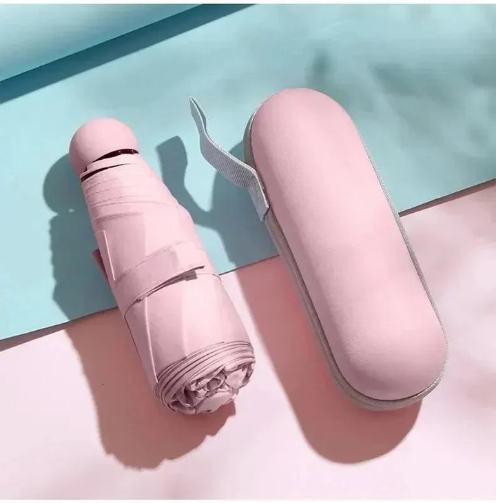Lisslune | Capbrella Compact Umbrella – Ultra-Light Capsule Design for Stylish, Space-Saving Rain Protection