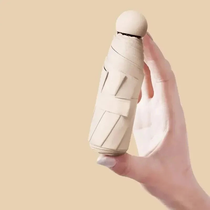 Lisslune | Capbrella Compact Umbrella – Ultra-Light Capsule Design for Stylish, Space-Saving Rain Protection