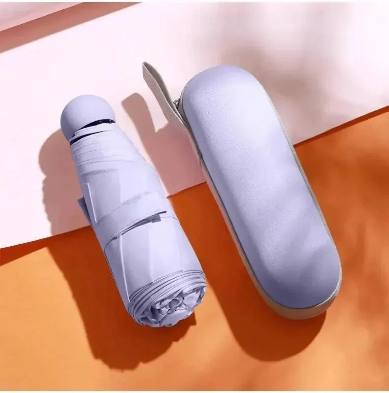 Lisslune | Capbrella Compact Umbrella – Ultra-Light Capsule Design for Stylish, Space-Saving Rain Protection