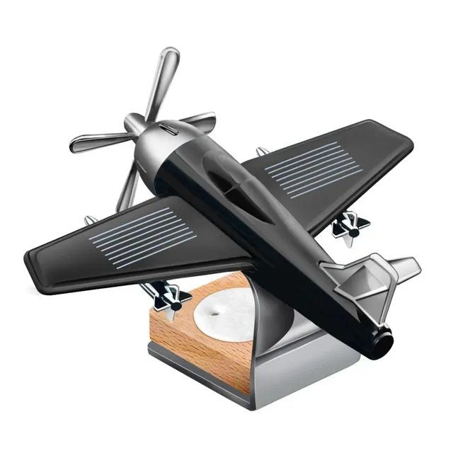 Lisslune | Solar-powered rotating aircraft air freshener and ornament