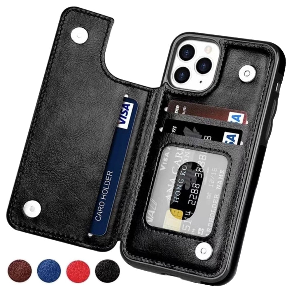 Lisslune | CARDHOLD LEATHER – Elegant Smartphone Case with Card Slots