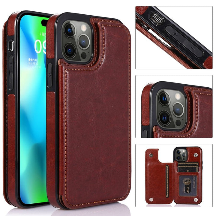 Lisslune | CARDHOLD LEATHER – Elegant Smartphone Case with Card Slots