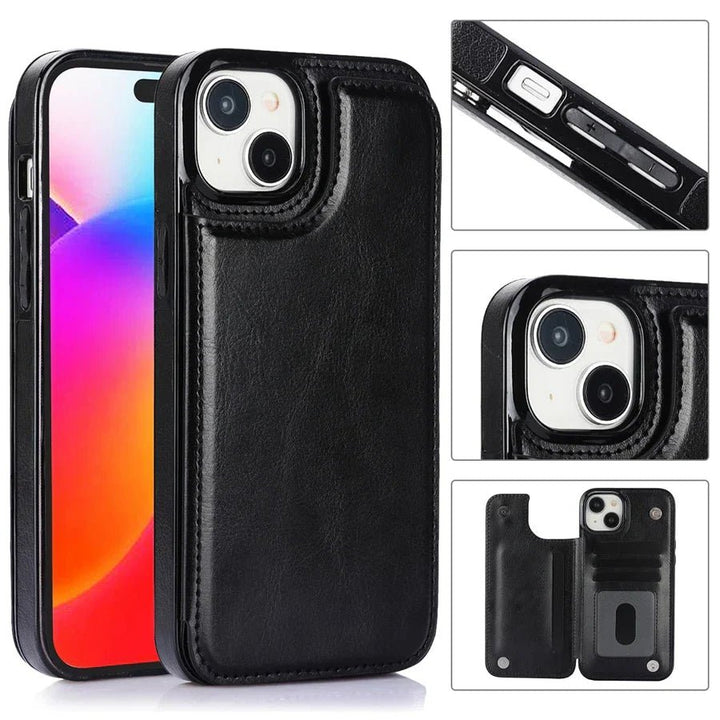 Lisslune | CARDHOLD LEATHER – Elegant Smartphone Case with Card Slots