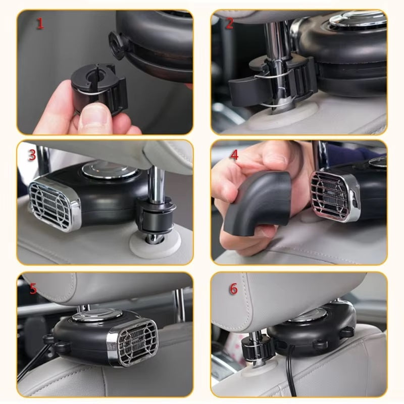 Lisslune | 12V Portable Car Heater with 360° Angle Adjustment