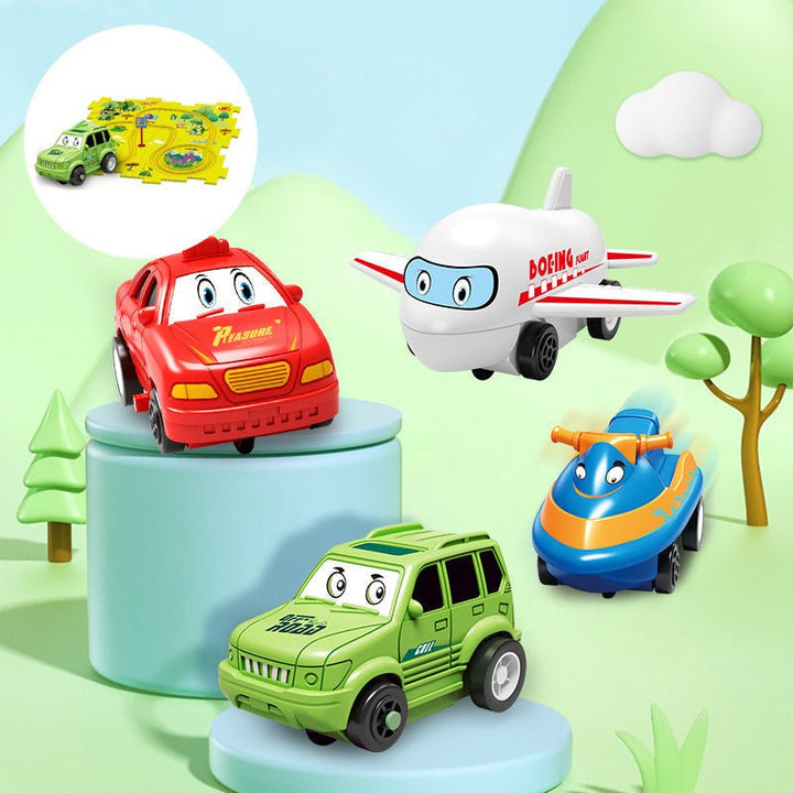 Lisslune | Carpuzzle – Creative race track puzzle with car & accessories