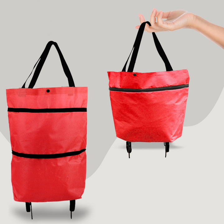 Lisslune | CarryFlex – 2-in-1 Convertible Shopping Bag with Wheels
