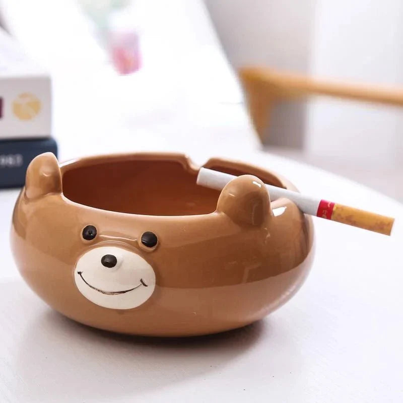 Lisslune | CritterCrafters funny comic ashtrays with animals