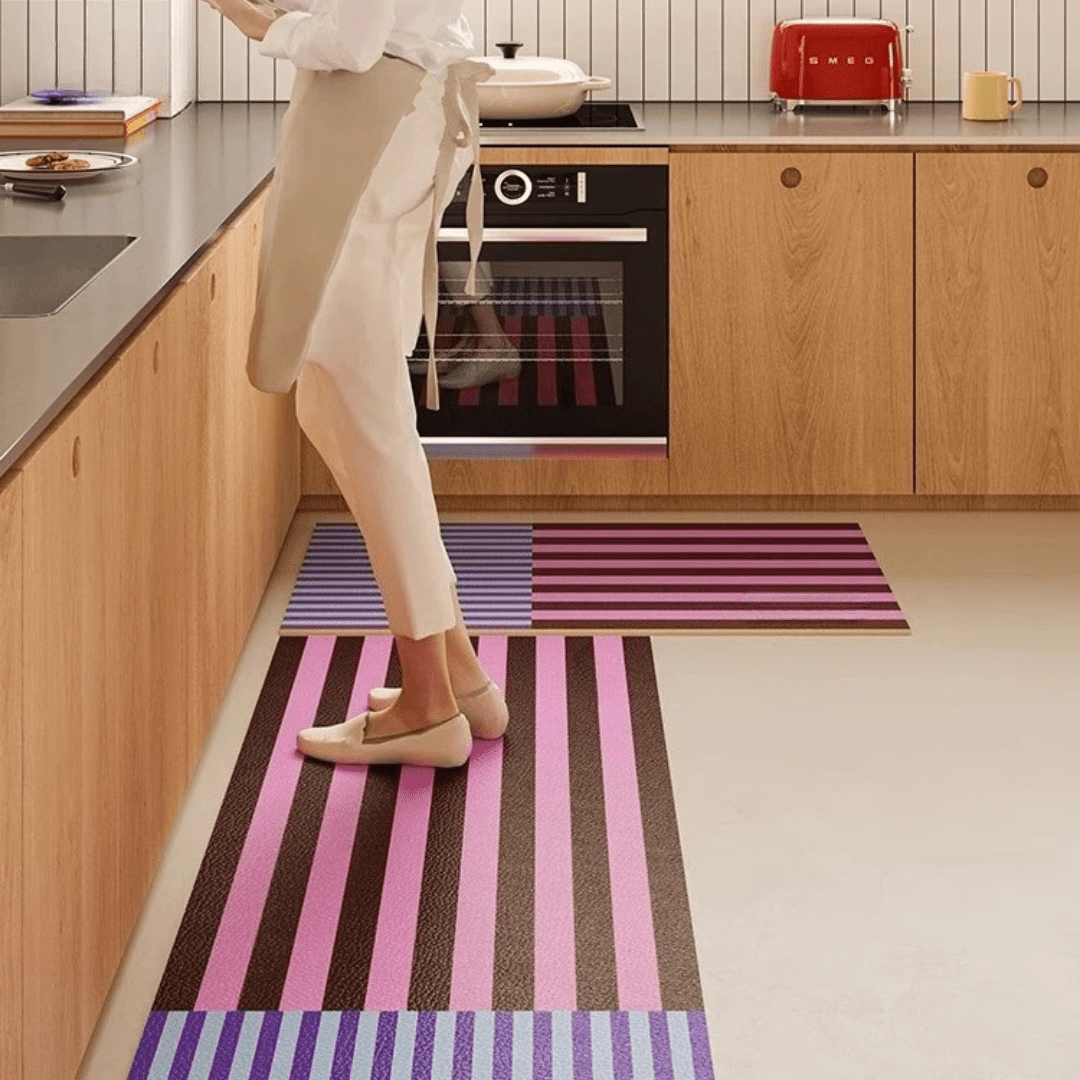 Lisslune | CasaLuxe Comfort Kitchen Mat | Waterproof anti-slip cushioned floor protector for home and kitchen