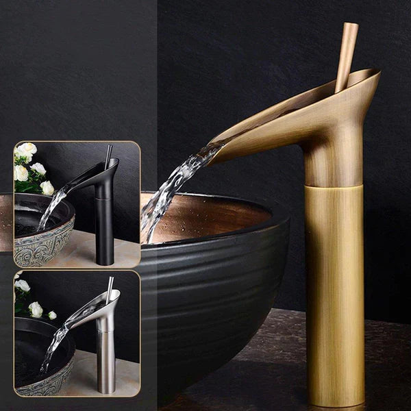 Lisslune | CascadeFlow Luxe Waterfall Basin Mixer Tap