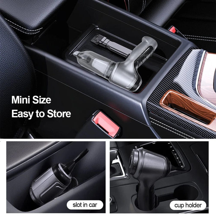 Lisslune | Car Vacuum Cleaner - Powerful and Compact Car Vac for Quick Cleaning