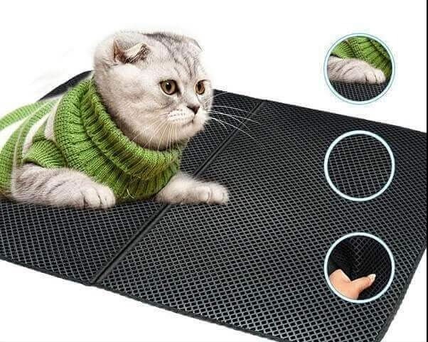 Lisslune | CATGUARD MAT – Non-slip cat litter mat with waterproof protection for a clean home