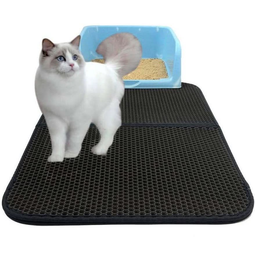 Lisslune | CATGUARD MAT – Non-slip cat litter mat with waterproof protection for a clean home