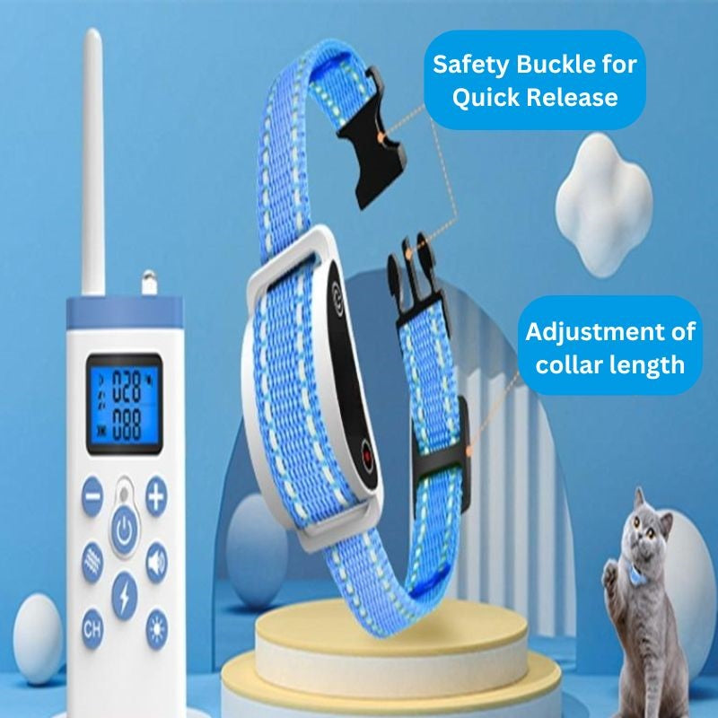 Lisslune | Cat Shock Collar with Remote for Effective Meowing Control