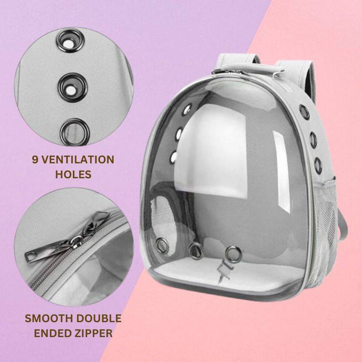 Lisslune | Breathable Space Capsule Pet Carrier for Cats and Dogs