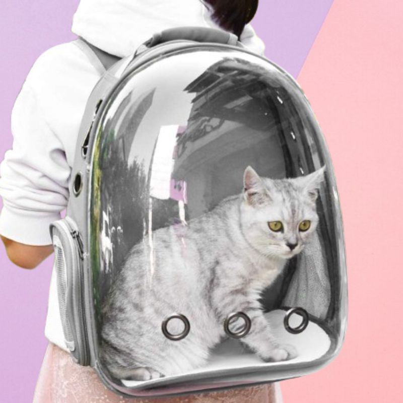 Lisslune | Breathable Space Capsule Pet Carrier for Cats and Dogs