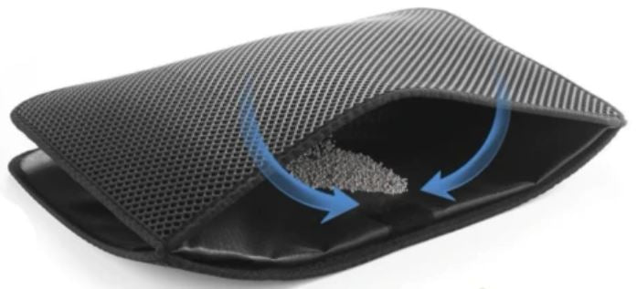 Lisslune | GRAINGUARD – Waterproof Cat Litter Mat with Honeycomb Design