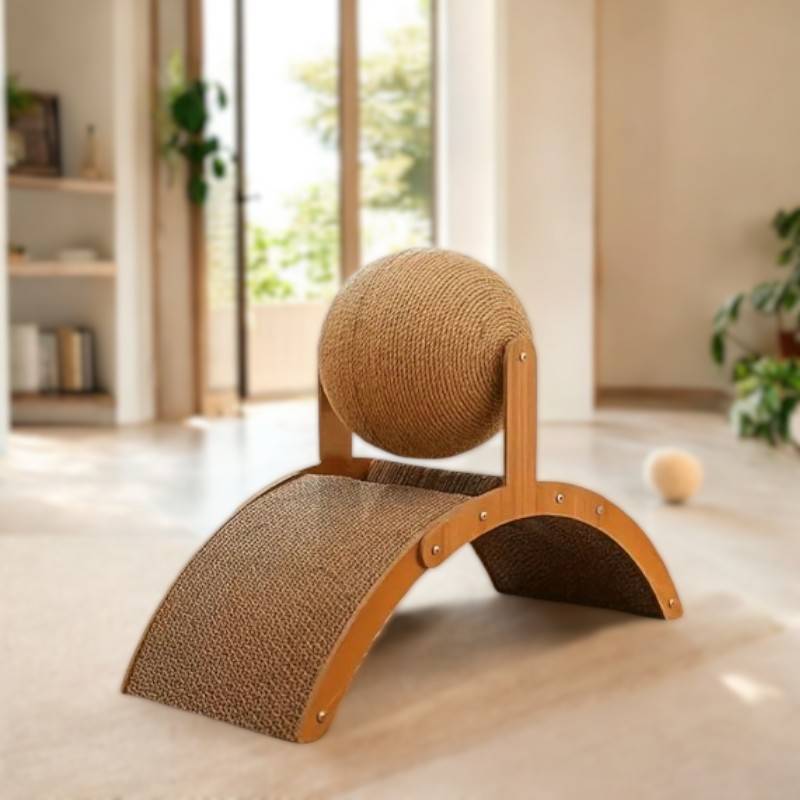 Lisslune | Durable Cat Scratching Post with Sisal Ball