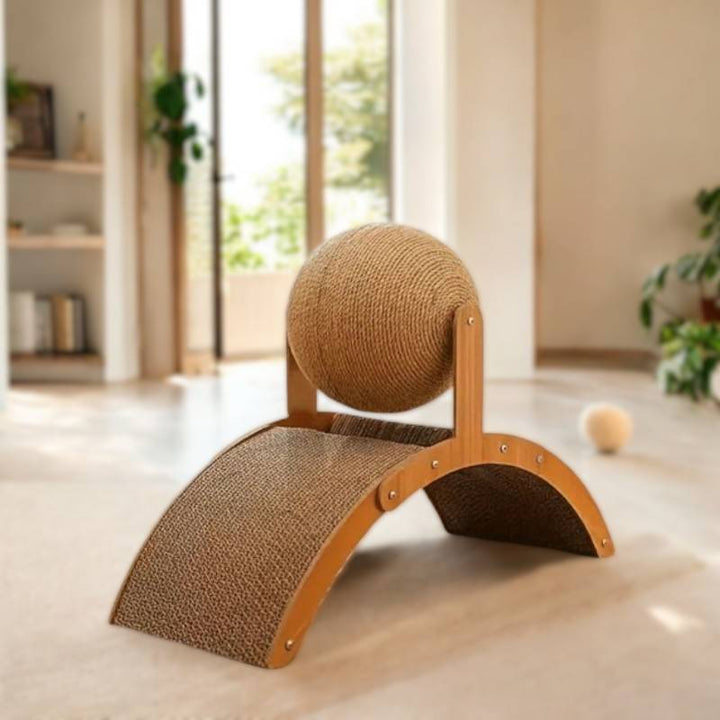 Lisslune | Durable Cat Scratching Post with Sisal Ball