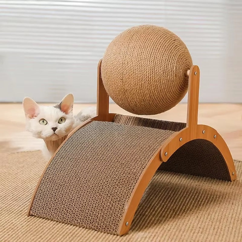 Lisslune | Durable Cat Scratching Post with Sisal Ball