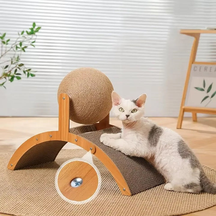 Lisslune | Durable Cat Scratching Post with Sisal Ball