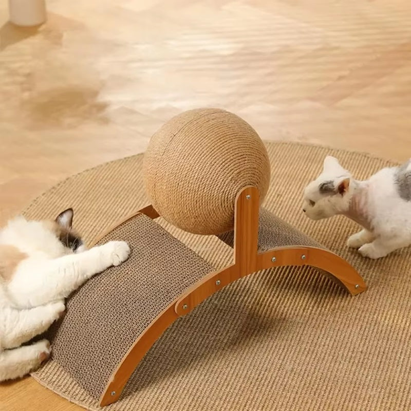 Lisslune | Durable Cat Scratching Post with Sisal Ball