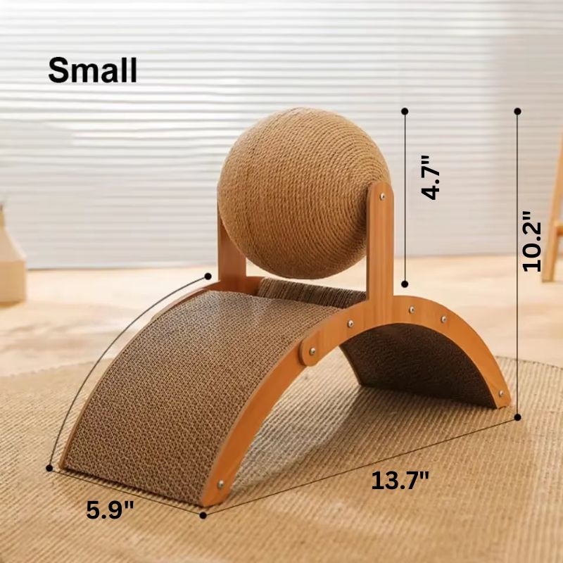 Lisslune | Durable Cat Scratching Post with Sisal Ball