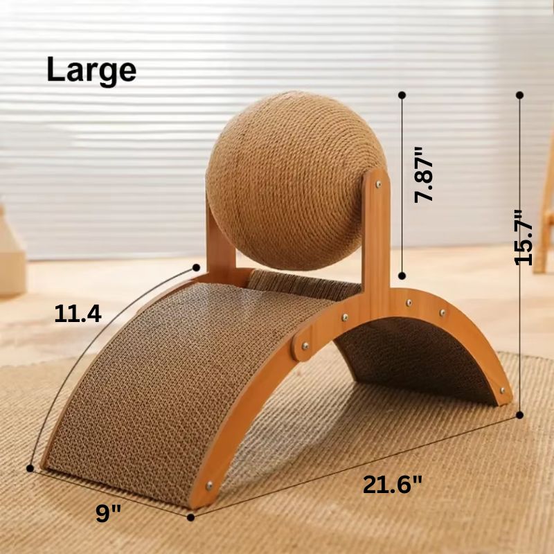 Lisslune | Durable Cat Scratching Post with Sisal Ball