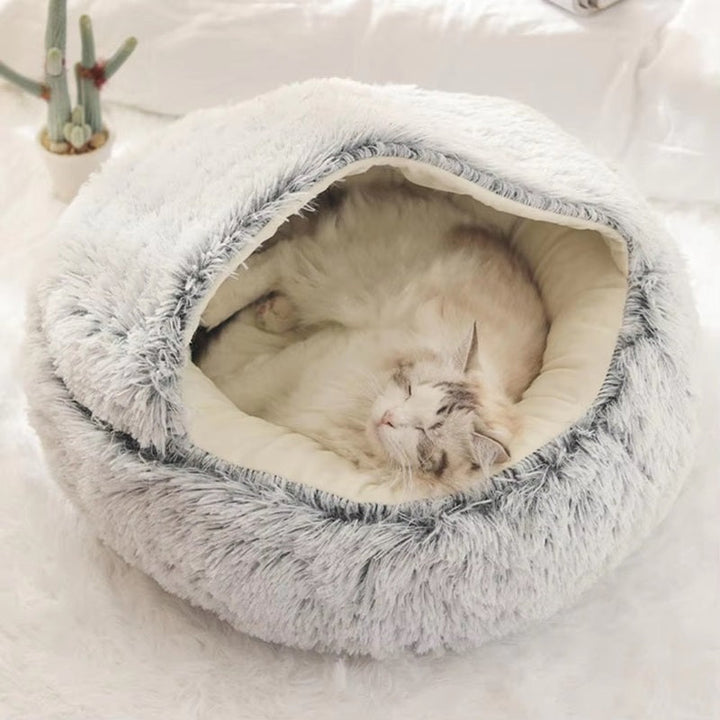 Lisslune | Cozy Pet Cave Bed, Ideal for Dogs and Cats of All Sizes