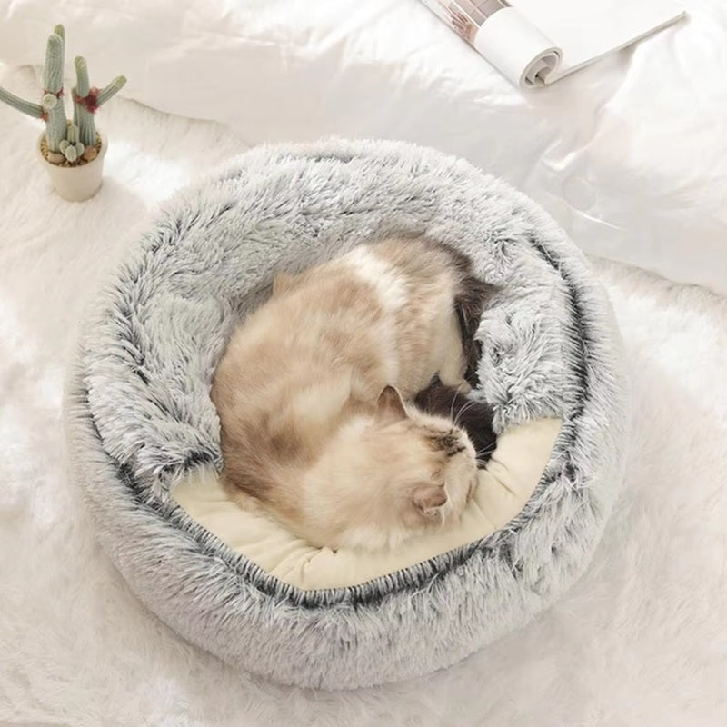 Lisslune | Cozy Pet Cave Bed, Ideal for Dogs and Cats of All Sizes