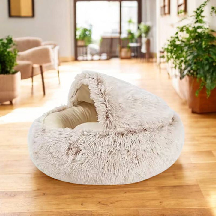 Lisslune | Cozy Pet Cave Bed, Ideal for Dogs and Cats of All Sizes