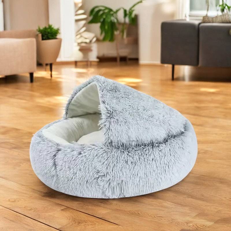 Lisslune | Cozy Pet Cave Bed, Ideal for Dogs and Cats of All Sizes