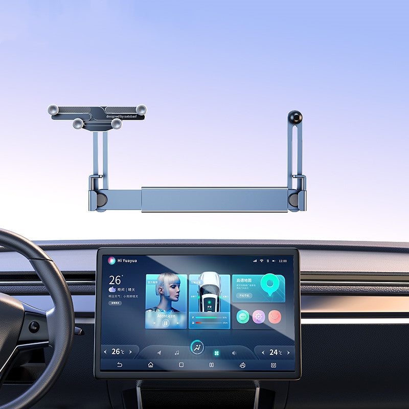 Lisslune | Dual Mount Floating Screen Aluminum Alloy Car Phone Holder