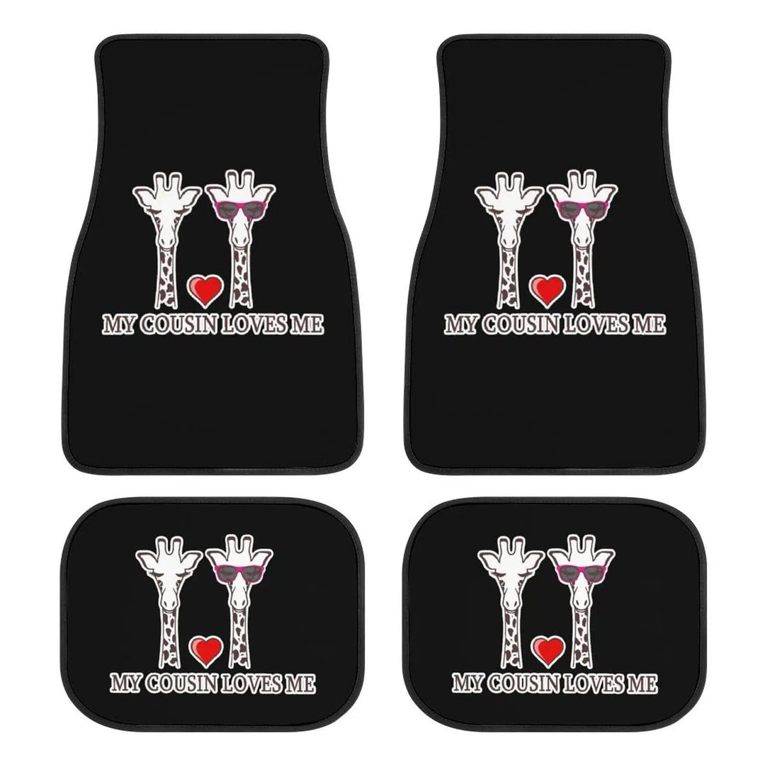 Lisslune | Giraffe Pattern Universal Car Mats