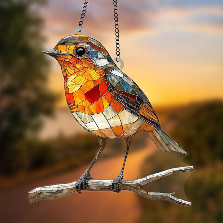 Lisslune | Acrylic Bird Sun Catcher Hanging Window Decor