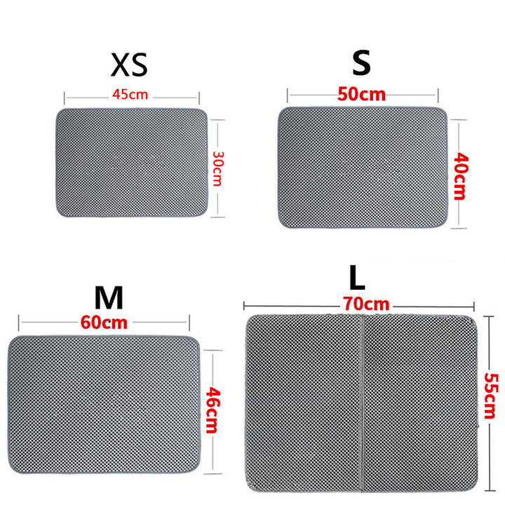 Lisslune | Waterproof and non-slip cat litter mat