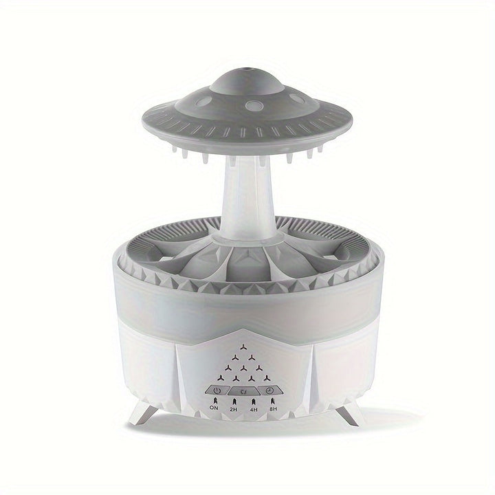 Lisslune | Relaxing Raindrop Aromatherapy Essential Oil Diffuser - LED Light & Humidifier