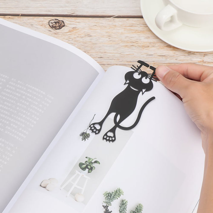 Lisslune | Curious Cat Bookmark- Locate Reading Progress With Cute Cat Paws