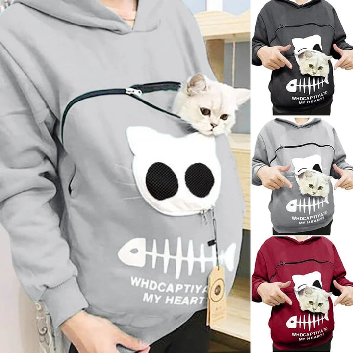 Lisslune | Cat Lovers Hoodie Cuddle Pouch