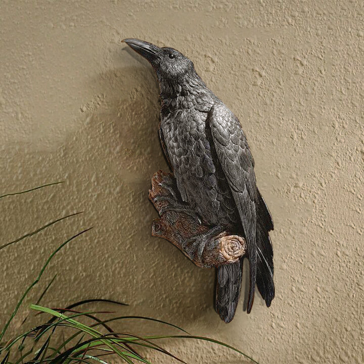 Lisslune | Raven's Perch Wall Sculpture