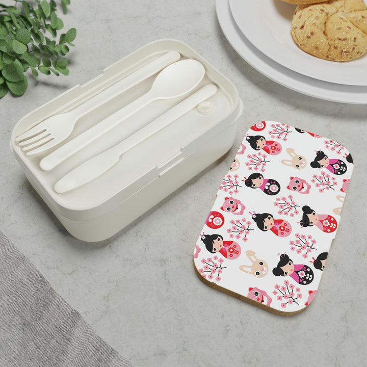 Lisslune | Personalized Premium Gourmet Bento Box with Stylish Wooden Lid