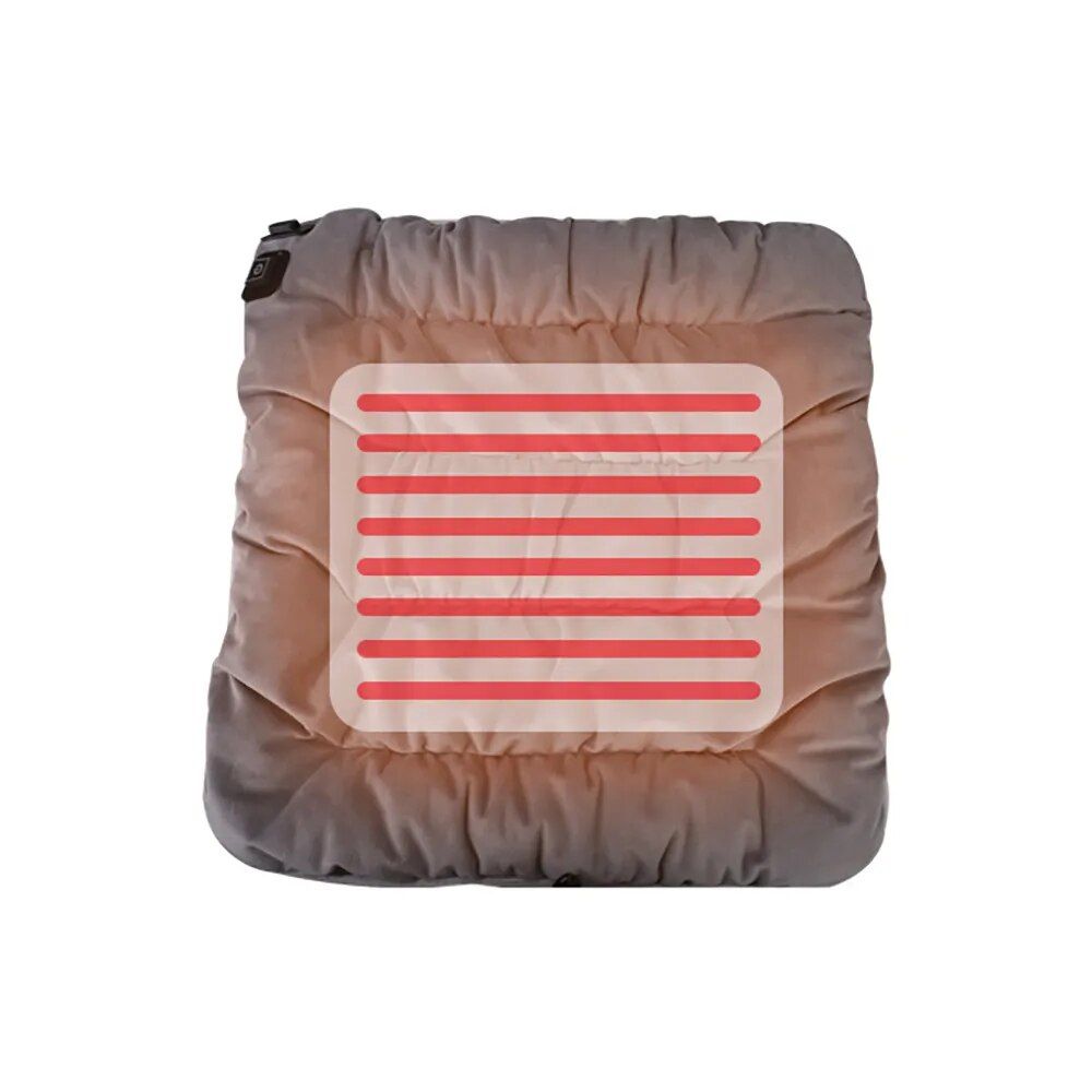 Lisslune | 3-level Adjustable Electric Heating Pad - Comfortable Body Warmer for the Chair and the Car