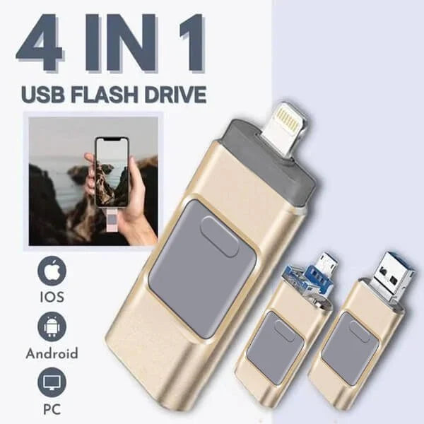 Lisslune | 4 in 1 high-speed USB flash drive