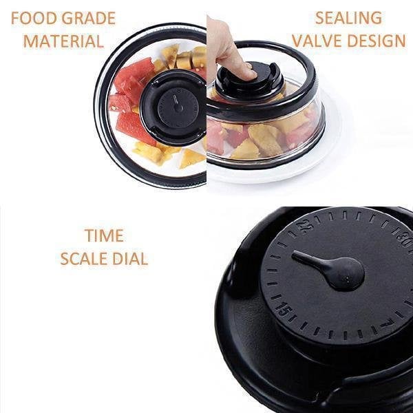 Lisslune | Vacuum Freshkeeping Cover – Reusable Lid for Longer Freshness