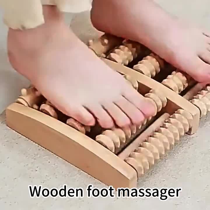 Lisslune | Wooden Foot Roller – Reduce Tension and Stimulate Circulation